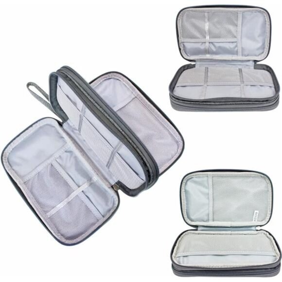 Electronic Travel Packing Organizer Pouch forKeeping Tech Accessories Cable Cord - Picture 4 of 7